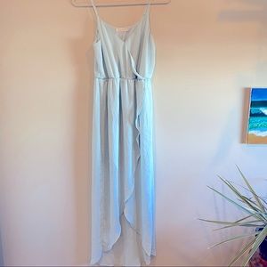 Lush Light Blue Hi-Lo Dress